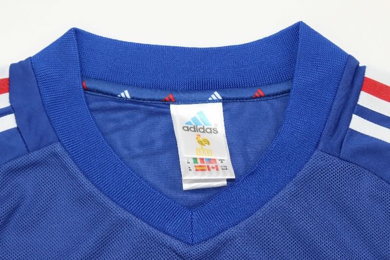 France Soccer Jersey Home Retro Replica 2002
