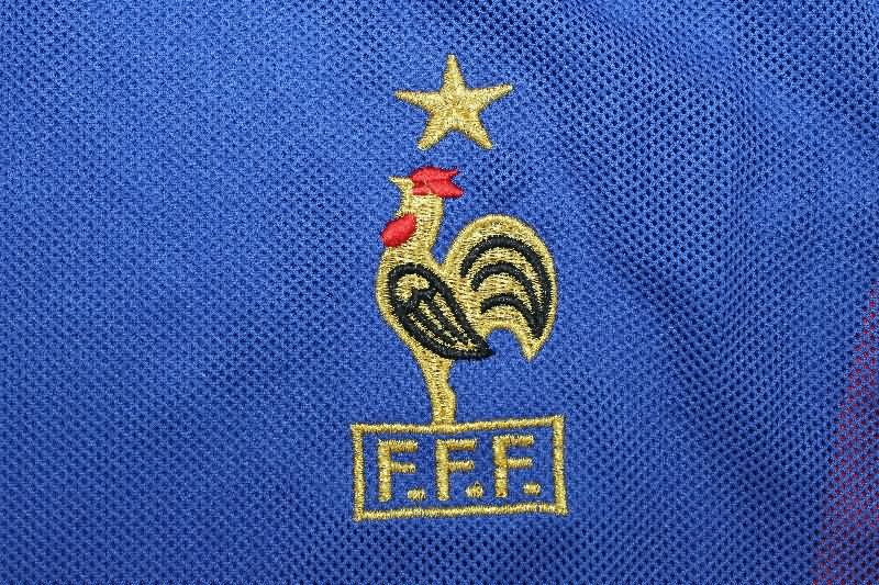 France Soccer Jersey Home Retro Replica 2002