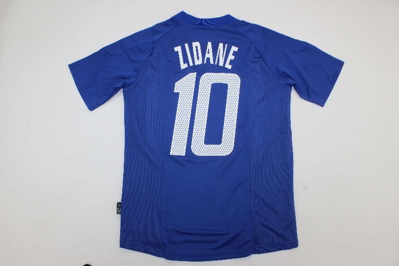France Soccer Jersey Home Retro Replica 2002