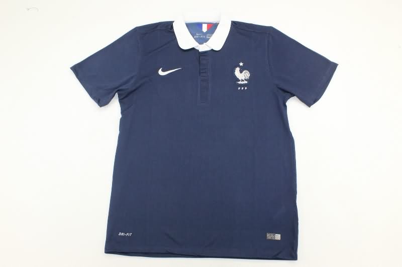 France Soccer Jersey Home Retro Replica 2014