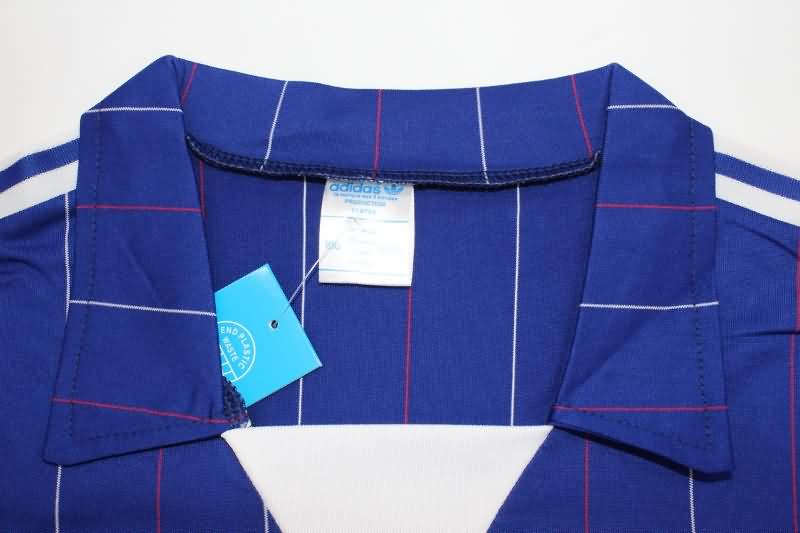 France Soccer Jersey Home Long Sleeve Retro Replica 1980/82