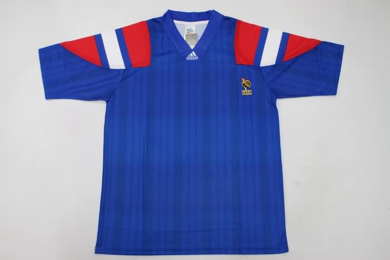 France Soccer Jersey Home Retro Replica 1992/94