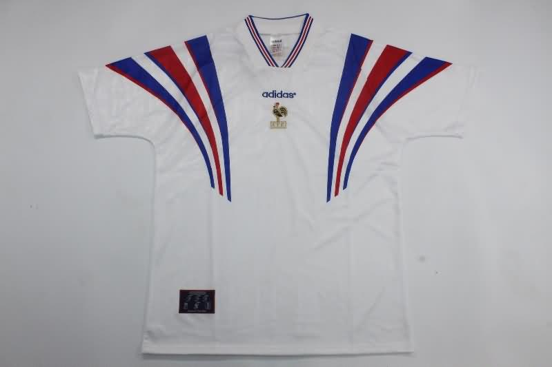 France Soccer Jersey Away Retro Replica 1996/97 France Soccer Jersey Away Retro Replica 1996/97