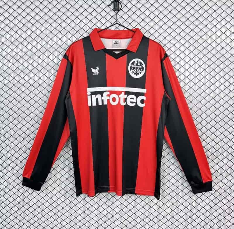 AAA Quality Frankfurt 1983/84 Home Retro Long Sleeve Soccer Jersey