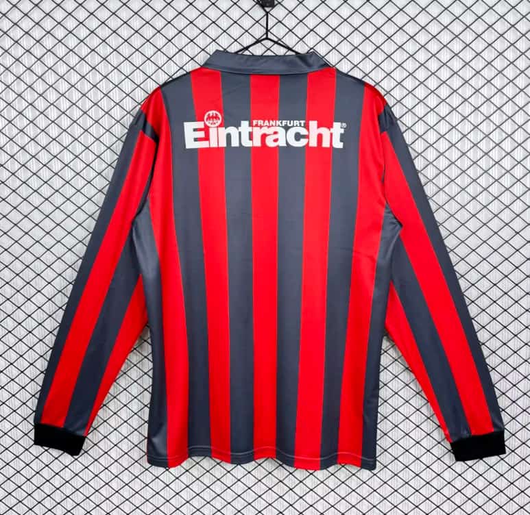AAA Quality Frankfurt 1991/92 Home Retro Long Sleeve Soccer Jersey