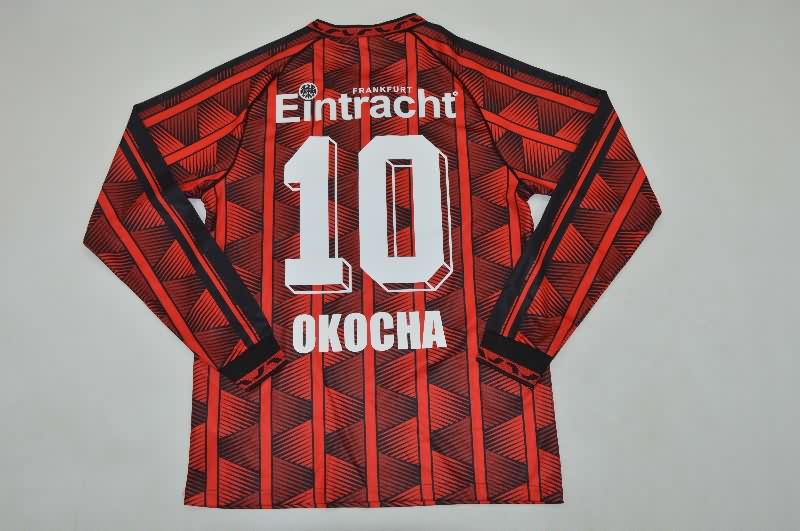 AAA Quality Frankfurt 1995/96 Home Retro Long Sleeve Soccer Jersey