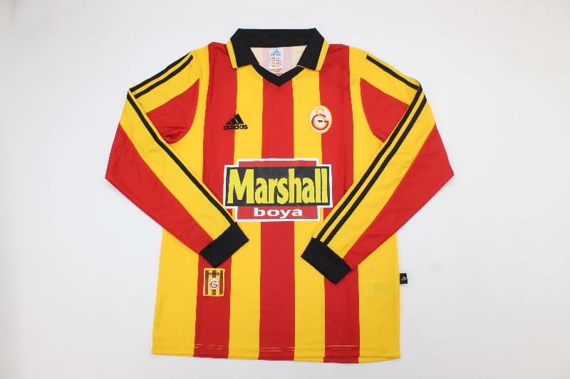 AAA Quality Galatasaray 1999/00 Home Long Sleeve Retro Soccer Jersey AAA Quality Galatasaray 1999/00 Home Long Sleeve Retro Soccer Jersey