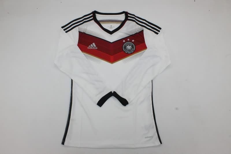 Germany Soccer Jersey Home Retro Long Sleeve (Player) 2014