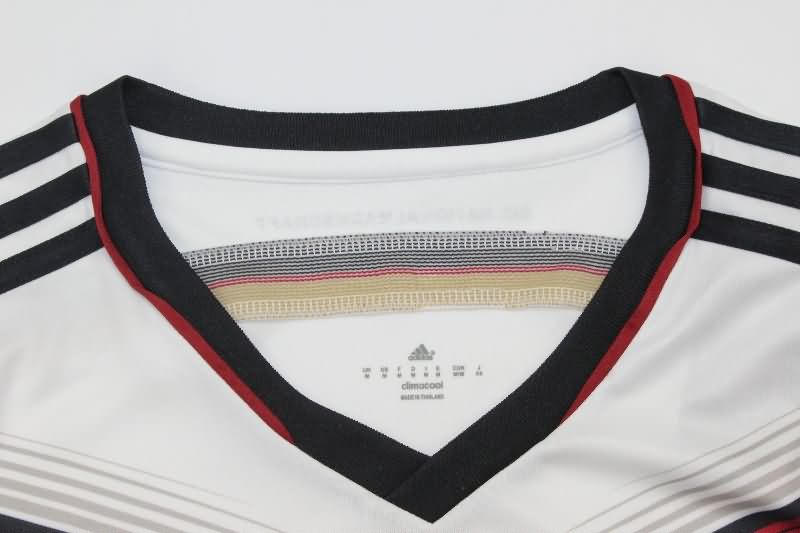 Germany Soccer Jersey Home Retro Long Sleeve (Player) 2014