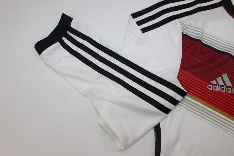 Germany Soccer Jersey Home Retro Long Sleeve (Player) 2014
