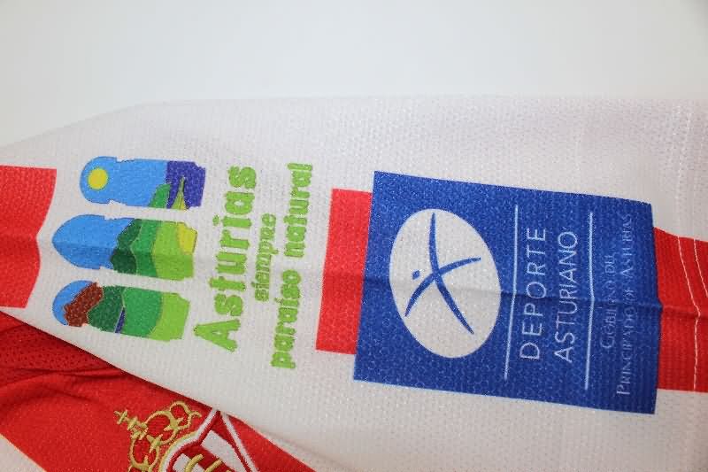 AAA Quality Gijon 2008/09 Home Retro Soccer Jersey