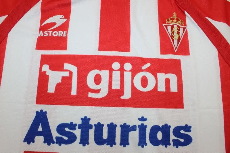AAA Quality Gijon 2008/09 Home Retro Soccer Jersey