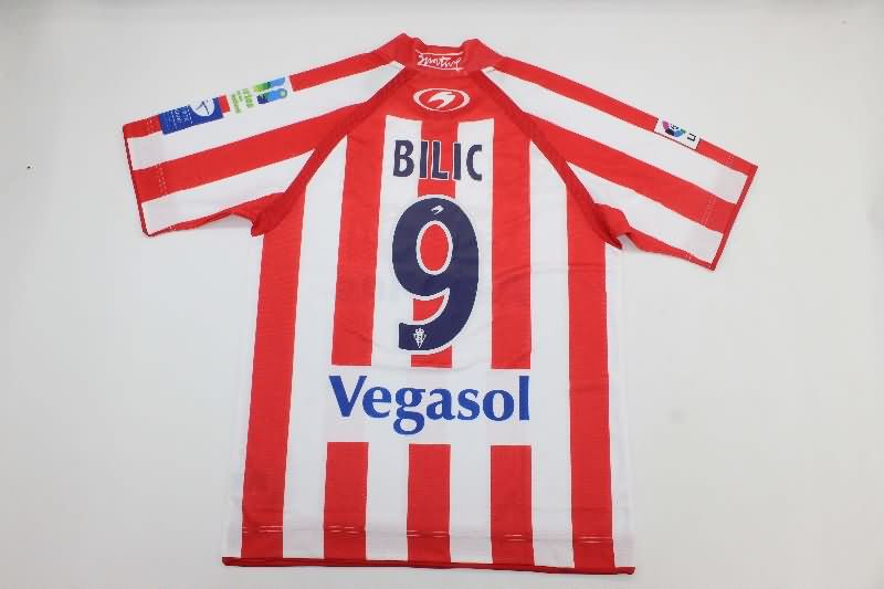 AAA Quality Gijon 2008/09 Home Retro Soccer Jersey
