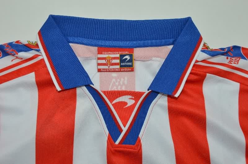 AAA Quality Gijon 1999/00 Home Retro Soccer Jersey