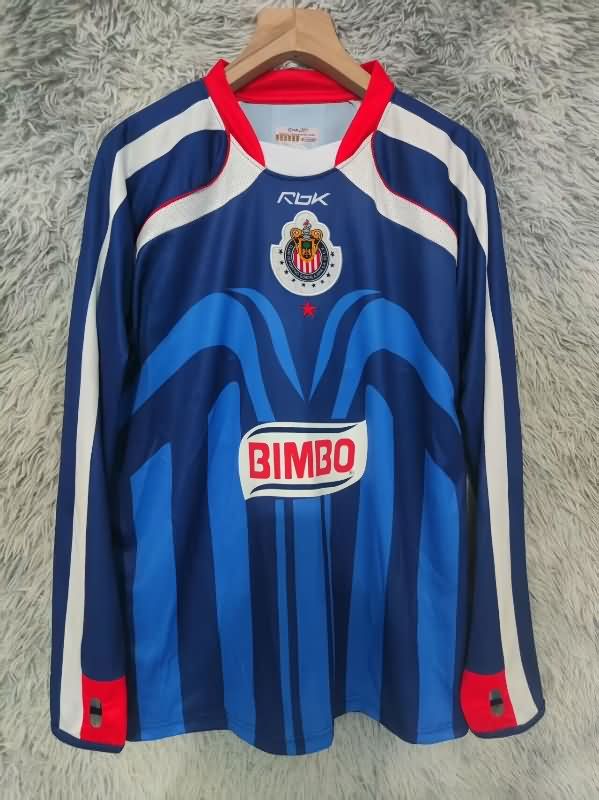 AAA Quality Guadalajara 2006/07 Away Long Sleeve Retro Soccer Jersey AAA Quality Guadalajara 2006/07 Away Long Sleeve Retro Soccer Jersey