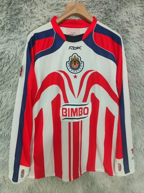 AAA Quality Guadalajara 2006/07 Home Long Sleeve Retro Soccer Jersey