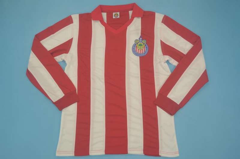 Guadalajara Soccer Jersey Home Long Sleeve Retro Replica 1960 Guadalajara Soccer Jersey Home Long Sleeve Retro Replica 1960