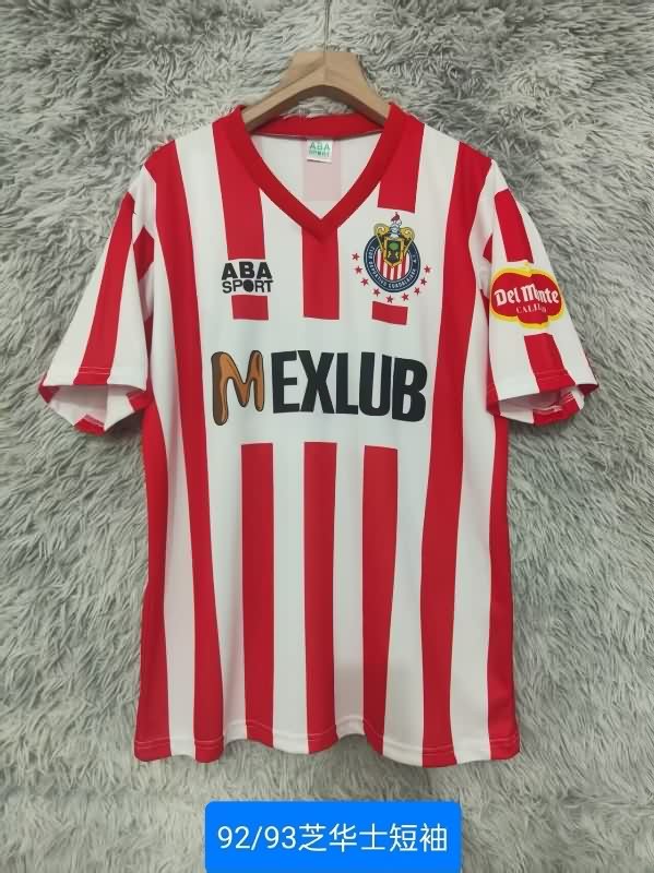 AAA Quality Guadalajara 1992/93 Home Retro Soccer Jersey AAA Quality Guadalajara 1992/93 Home Retro Soccer Jersey