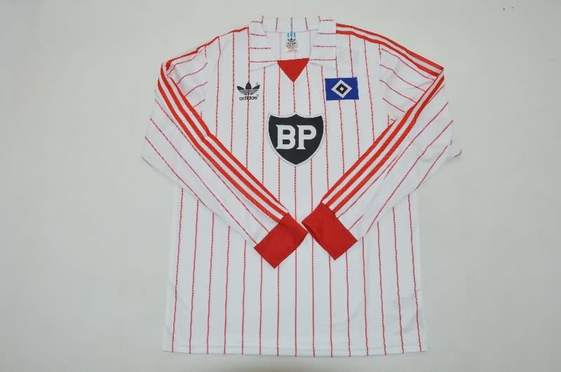 AAA Quality Hamburger SV 1982/83 Home Retro Long Sleeve Soccer Jersey