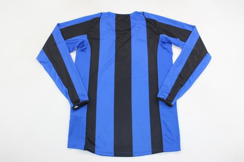 Inter Milan Soccer Jersey Home Retro Long Sleeve Replica 2004/05