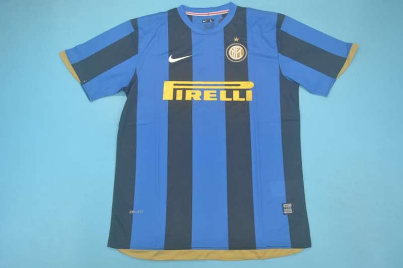 Inter Milan Soccer Jersey Home Retro Replica 2008/09 Inter Milan Soccer Jersey Home Retro Replica 2008/09