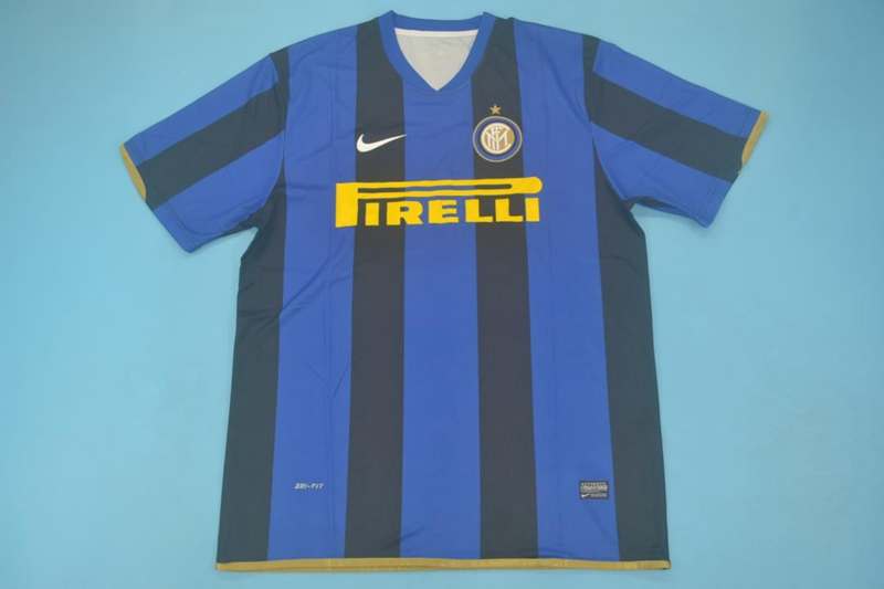 Inter Milan Soccer Jersey Home UCL Retro Replica 2008/09 Inter Milan Soccer Jersey Home UCL Retro Replica 2008/09