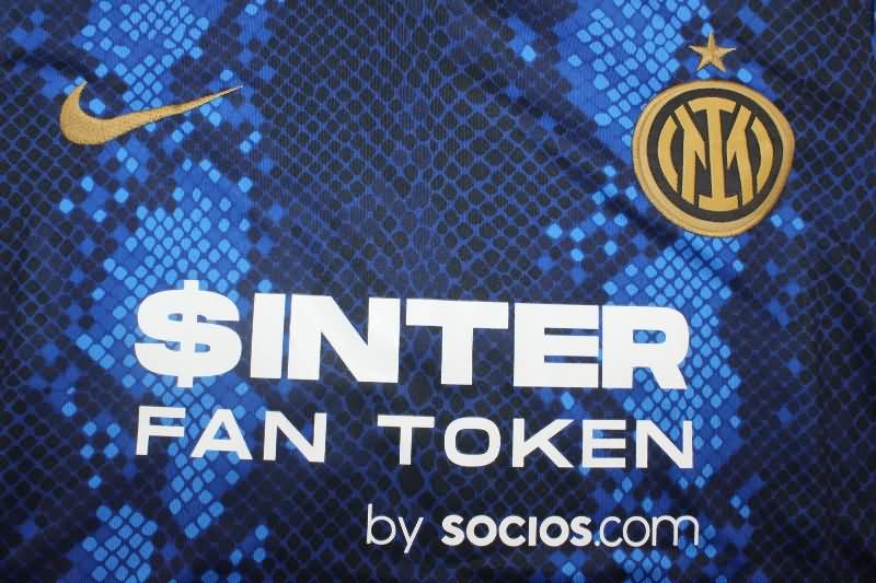 Inter Milan Soccer Jersey Home Retro Replica 2021/22