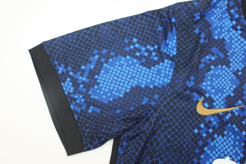 Inter Milan Soccer Jersey Home Retro Replica 2021/22