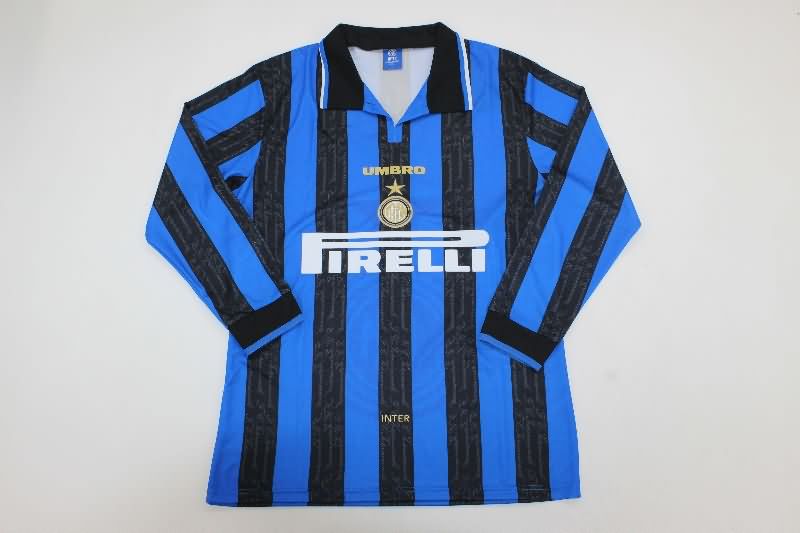AAA Quality Inter Milan 1996/97 Home Long Sleeve Retro Soccer Jersey
