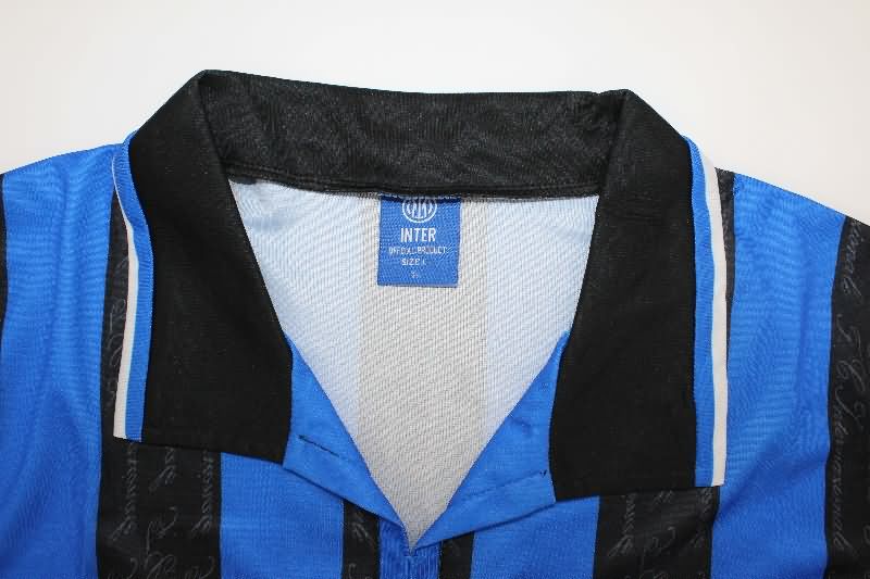 AAA Quality Inter Milan 1996/97 Home Long Sleeve Retro Soccer Jersey
