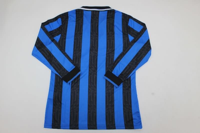 AAA Quality Inter Milan 1996/97 Home Long Sleeve Retro Soccer Jersey