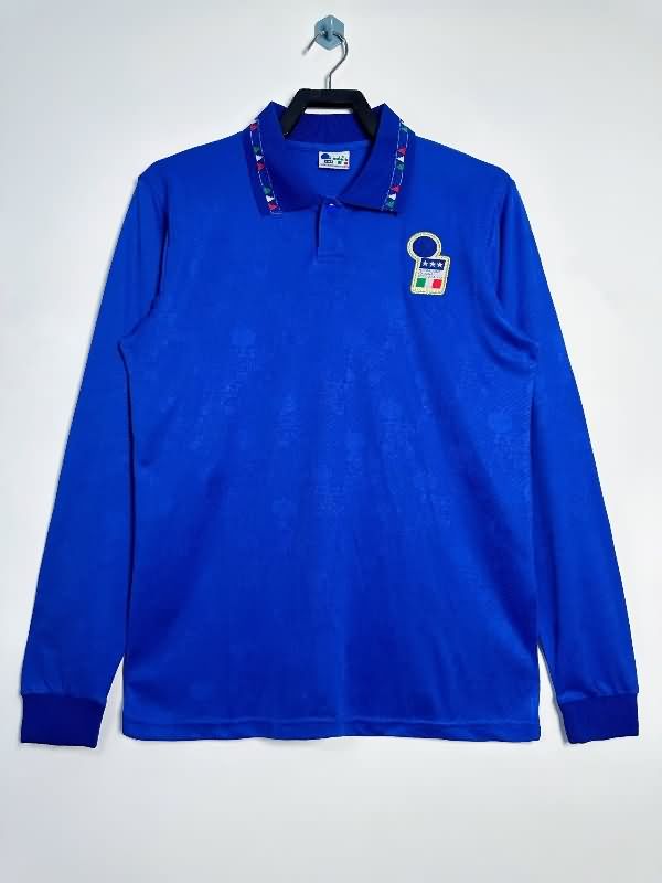 AAA Quality Italy 1994 Home Retro Long Sleeve Soccer Jersey