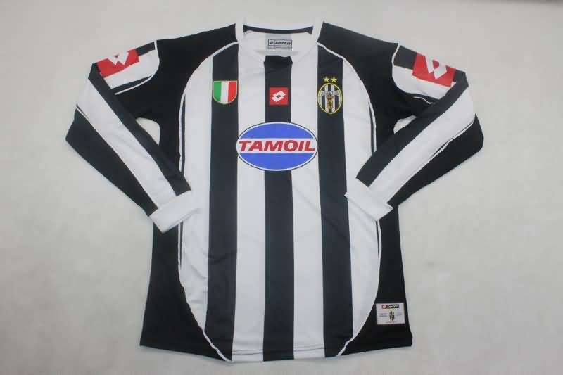 Juventus Soccer Jersey Home Long Sleeve Retro Replica 2002/03