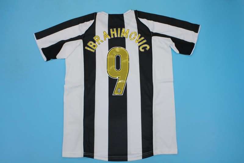 Juventus Soccer Jersey Home Retro Replica 2004/05