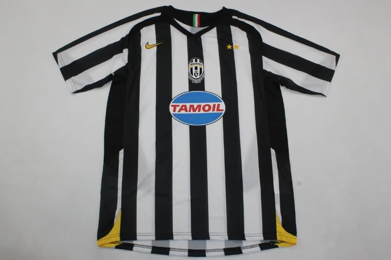 Juventus Soccer Jersey Home Retro Replica 2005/06