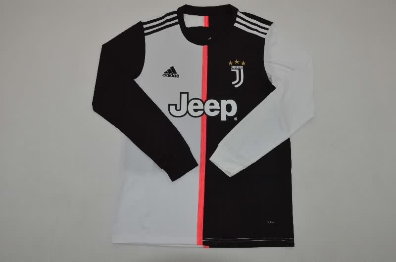 Juventus Soccer Jersey Home Long Sleeve Retro Replica 2019/20