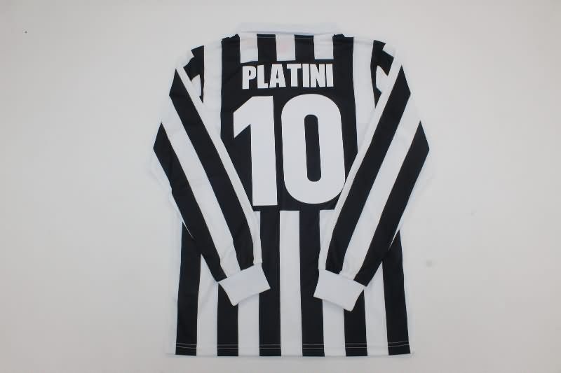 Juventus Soccer Jersey Home Long Sleeve Retro Replica 1984/85