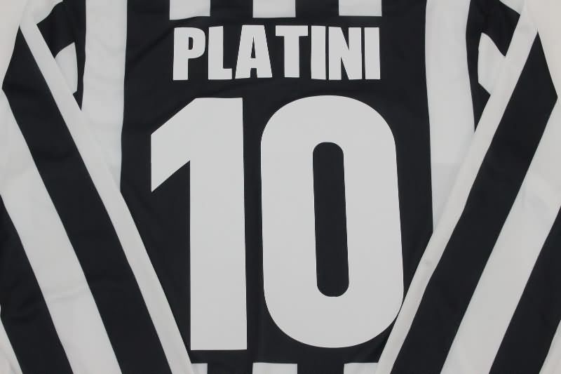 Juventus Soccer Jersey Home Long Sleeve Retro Replica 1984/85