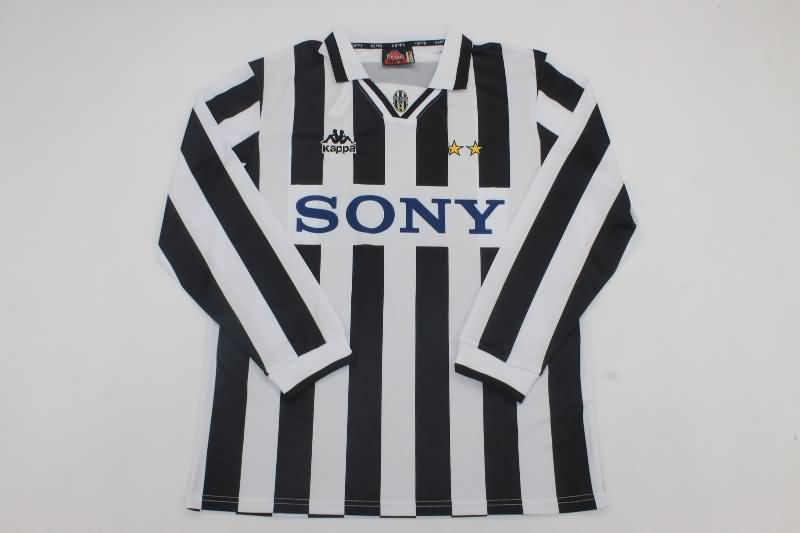 Juventus Soccer Jersey Home Long Sleeve Retro Replica 1996/97