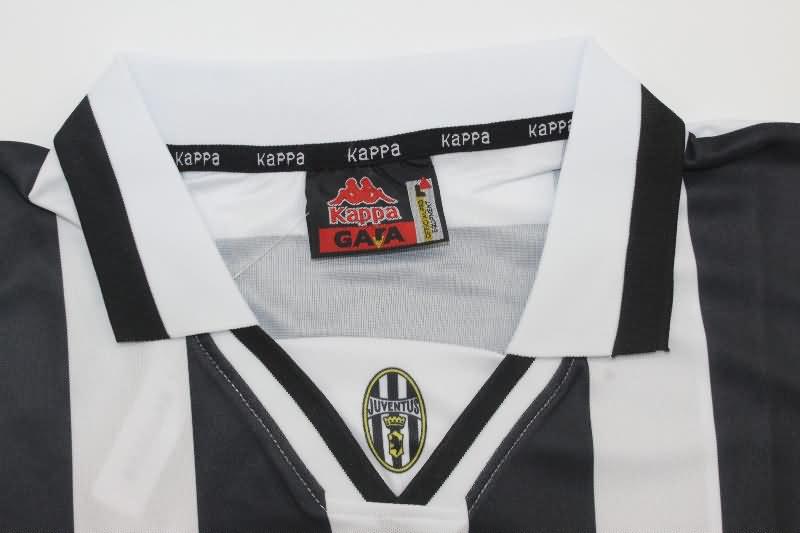 Juventus Soccer Jersey Home Long Sleeve Retro Replica 1996/97