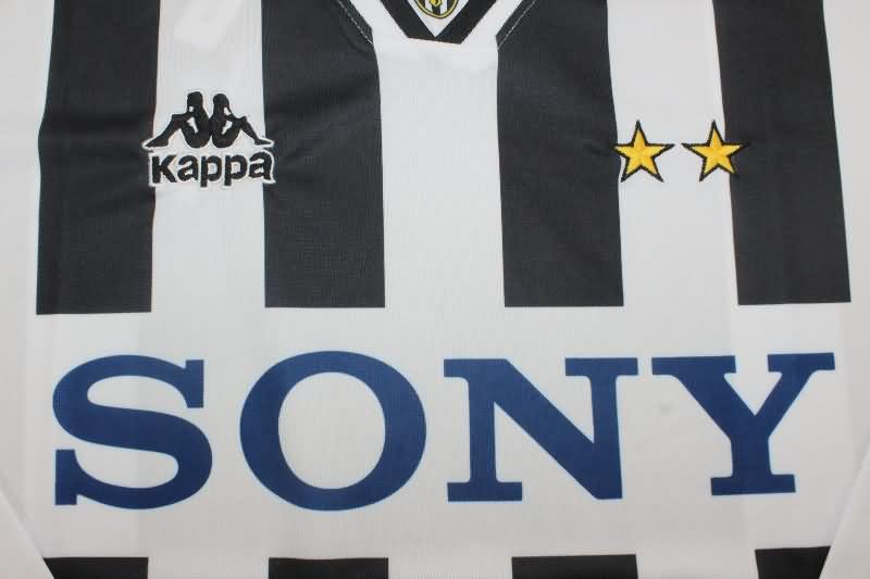 Juventus Soccer Jersey Home Long Sleeve Retro Replica 1996/97