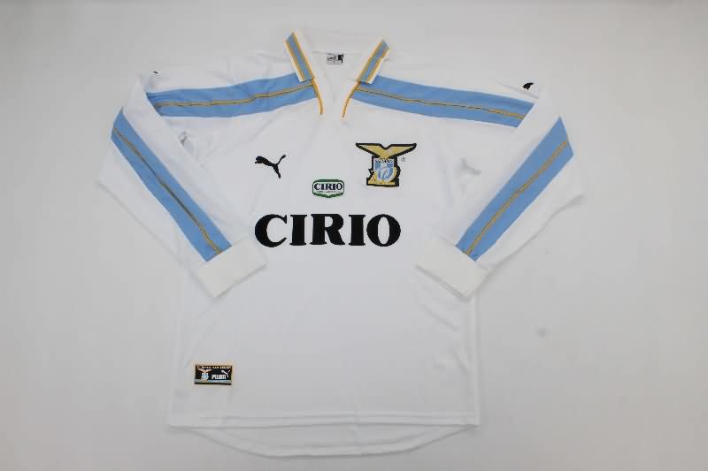 Lazio Soccer Jersey Away Long Sleeve Retro Replica 1999/00