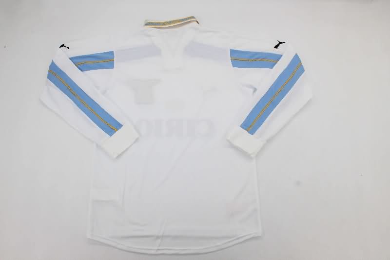Lazio Soccer Jersey Away Long Sleeve Retro Replica 1999/00