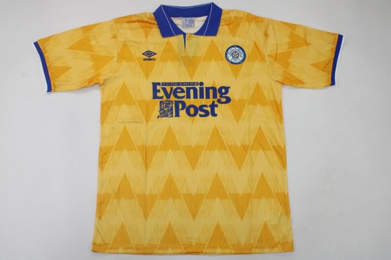 Leeds United Soccer Jersey Away Retro Replica 1991/92 Leeds United Soccer Jersey Away Retro Replica 1991/92