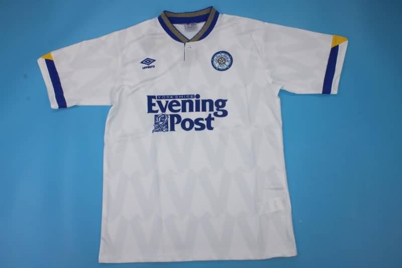 Leeds United Soccer Jersey Home Retro Replica 1991/92 Leeds United Soccer Jersey Home Retro Replica 1991/92