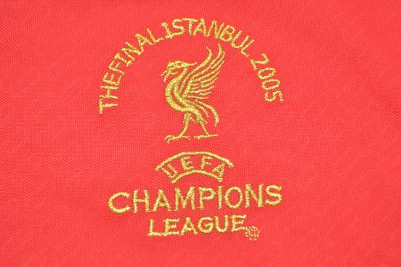 Liverpool Soccer Jersey Home Retro Replica 2004/05