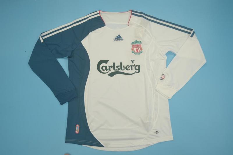Liverpool Soccer Jersey Away Long Retro Replica 2006/07 Liverpool Soccer Jersey Away Long Retro Replica 2006/07