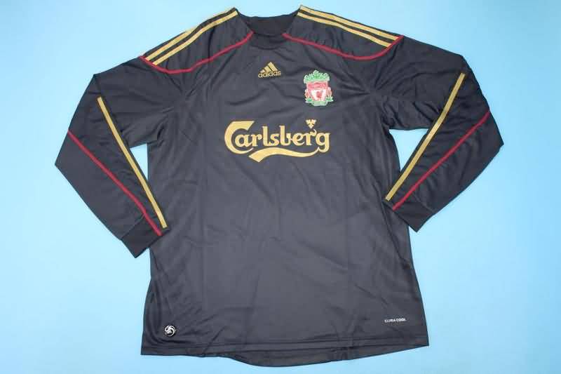 Liverpool Soccer Jersey Away Long Sleeve Retro Replica 2009/10 Liverpool Soccer Jersey Away Long Sleeve Retro Replica 2009/10