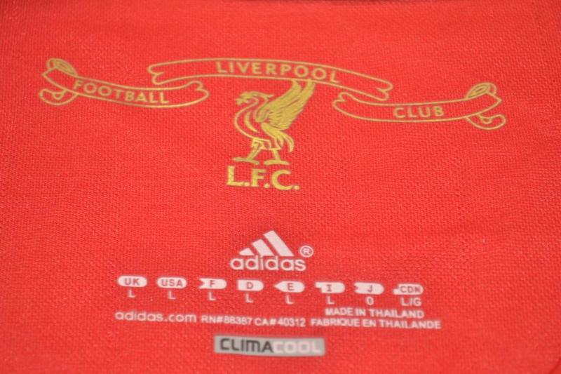 Liverpool Soccer Jersey Home Long Retro Replica 2011/12