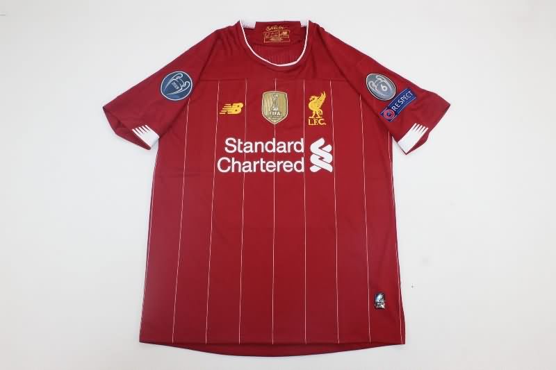 Liverpool Soccer Jersey Home Retro Replica 2019/20